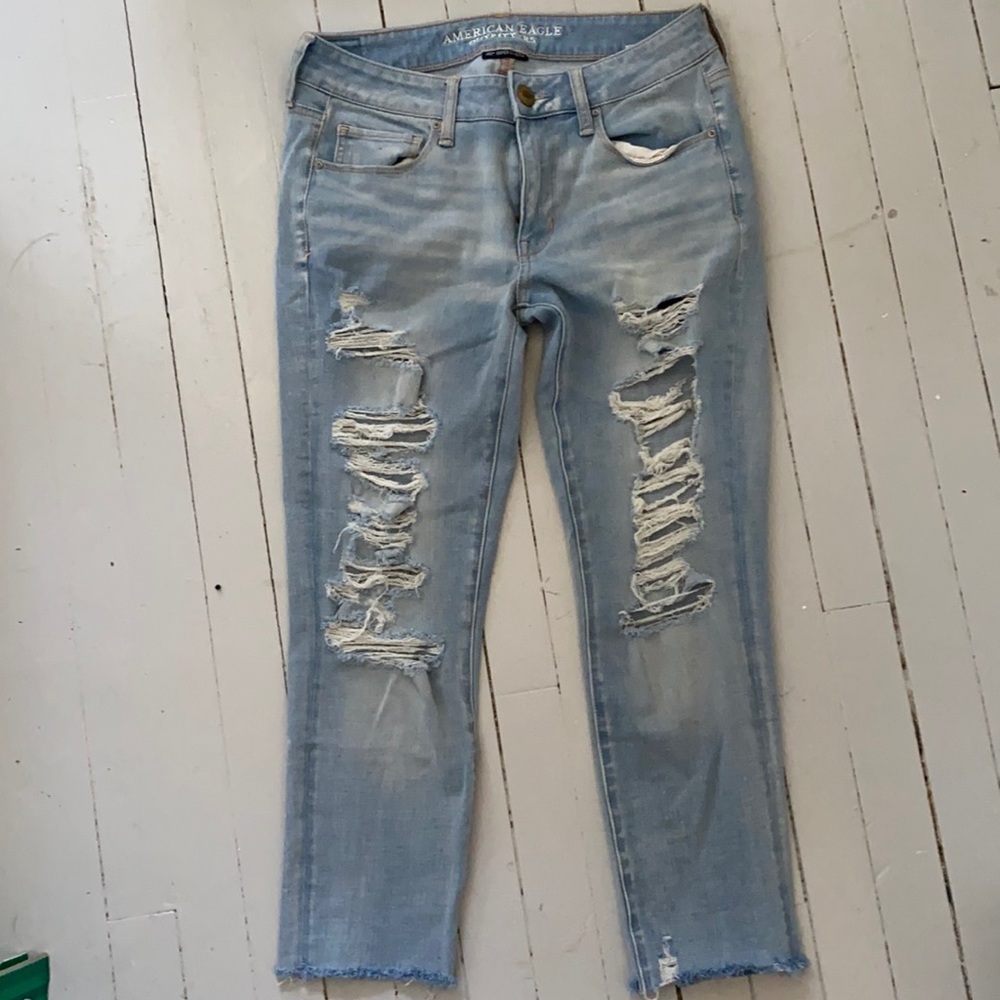American Eagle Ripped Skinny Jeans